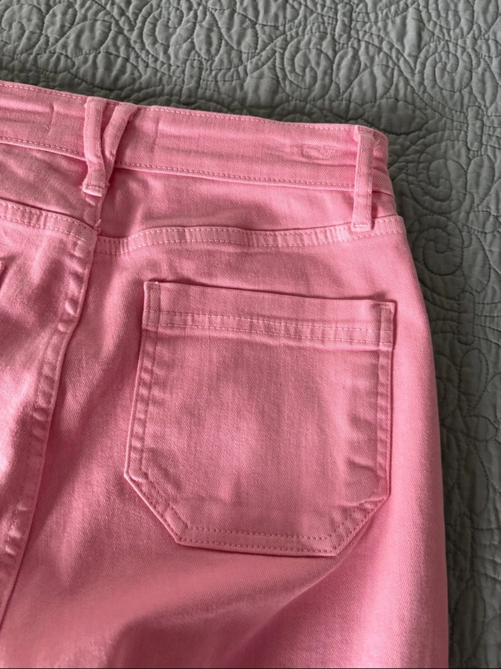 Vineyard Vines Pink Straight-Leg High-Rise Jeans - Picture 2 of 8